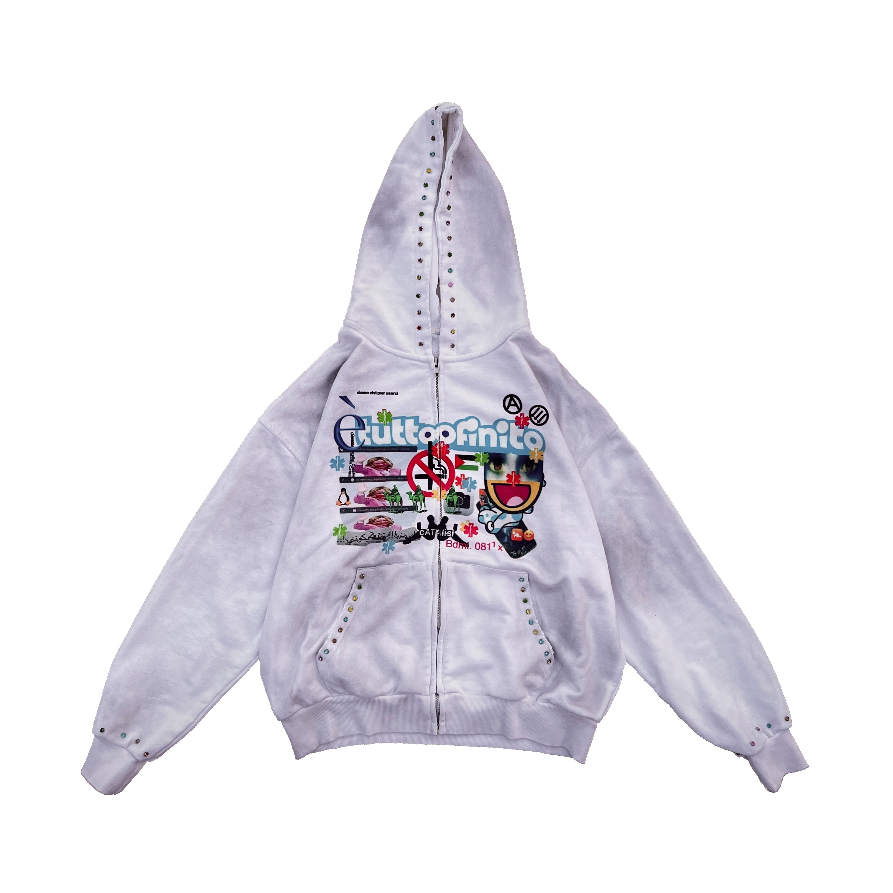 È TUTTO FINITO ZIP HOODIE